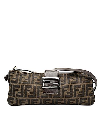 Fendi Fendi Zucca Shoulder Bag 26722 Brown Canvas Leather Women's FENDI (view 1)