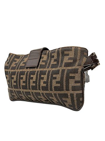Fendi Fendi Zucca Shoulder Bag 26722 Brown Canvas Leather Women's FENDI (view 2)