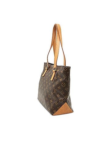 Louis Vuitton Louis Vuitton Monogram Cabas Piano Tote Bag Shoulder M51148 Brown Leather Women's LOUIS VUITTON (view 2)