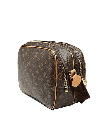Louis Vuitton Louis Vuitton Monogram Reporter PM Crossbody Shoulder Bag M45254 Brown Leather Women's LOUIS VUITTON (view 2)
