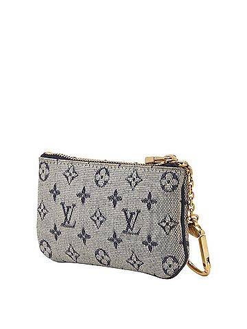 Louis Vuitton Louis Vuitton Monogram Mini Pochette Clé Wallet/Coin Purse M92236 Blue Navy Canvas Leather Women's LOUIS VUITTON (view 2)