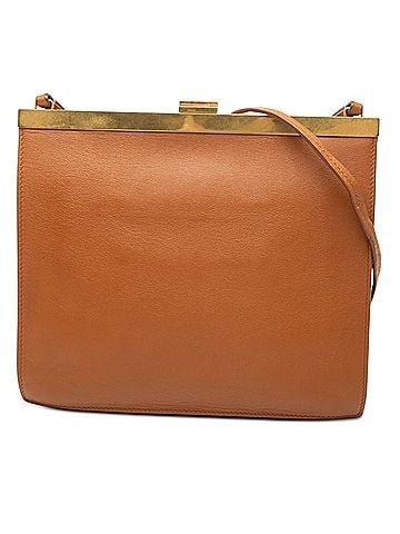 Céline Mini Leather Clasp Crossbody (view 1)