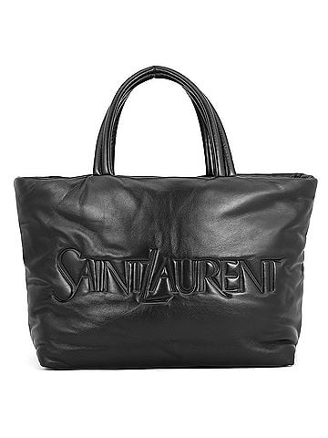 Yves Saint Laurent Yves Saint Laurent Saint Laurent Paris Tote Bag Leather 756269 SAINT LAURENT PARIS Handbag Black (view 1)
