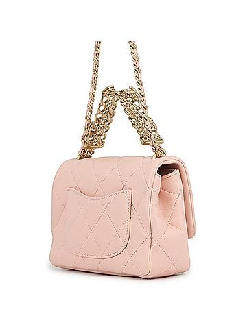 Chanel Chanel Chain Shoulder Bag Matelassé 20 Coco Mark Rhinestone Lambskin AS4595 Handbag Women's CHANEL (view 2)