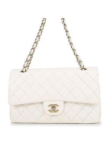 Chanel Chanel Chain Shoulder Bag Matelasse 25 Coco Mark Lambskin Double A01112 CHANEL White Handbag Women's (view 1)