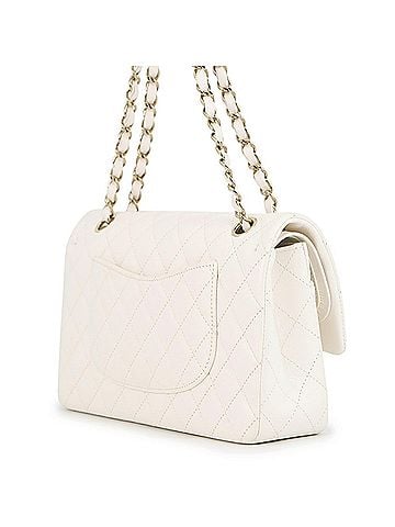 Chanel Chanel Chain Shoulder Bag Matelasse 25 Coco Mark Lambskin Double A01112 CHANEL White Handbag Women's (view 2)