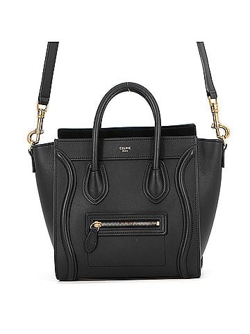 Céline Celine Luggage Nano Shopper 189243 Handbag CELINE 2-way Shoulder Bag Black Women's (view 1)