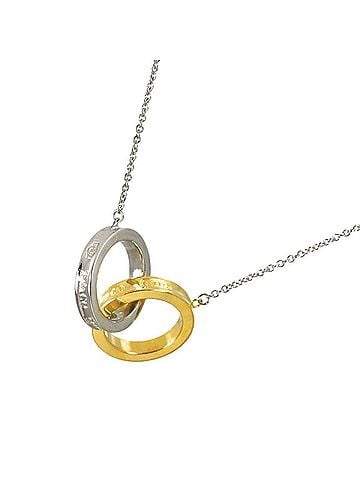 Tiffany & Co. Tiffany & Co. 1837 Interlocking Necklace, 40cm, SV (925 Sterling Silver) and 18K (750 Yellow Gold) (view 1)