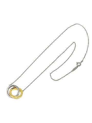 Tiffany & Co. Tiffany & Co. 1837 Interlocking Necklace, 40cm, SV (925 Sterling Silver) and 18K (750 Yellow Gold) (view 2)