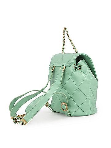 Chanel Chanel Backpack, Coco Mark, Matelassé, Lambskin, AS4866; Handbag, Women's CHANEL (view 2)