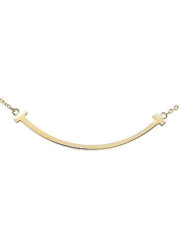 Tiffany & Co. Tiffany & Co. T Smile Necklace, 18K Yellow Gold, for Women. (view 2)