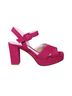 Sole Bliss 100% Suede Pink Heels Size 11 - photo 1
