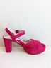 Sole Bliss 100% Suede Pink Heels Size 11 - photo 6