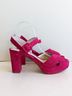 Sole Bliss 100% Suede Pink Heels Size 11 - photo 4