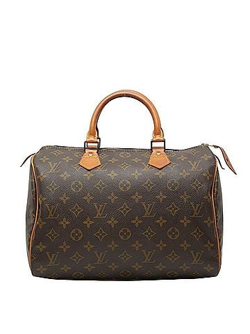 Louis Vuitton Louis Vuitton Monogram Speedy 30 Handbag Mini Boston Bag Travel M41526 Brown Leather Women's LOUIS VUITTON (view 1)