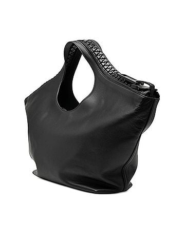 Balenciaga Balenciaga Mega Zip Handbag 656078 Black Leather Women's BALENCIAGA (view 2)