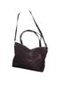 Coach 100% Leather Solid Burgundy Satchel One size - photo 3