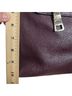 Coach 100% Leather Solid Burgundy Satchel One size - photo 6
