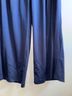 Free People 100% Polyester Solid Blue Track Pants Size M - photo 3