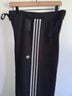 Adidas 100% Polyester Black Track Pants Size L - photo 7