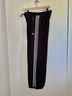 Adidas 100% Polyester Black Track Pants Size L - photo 3