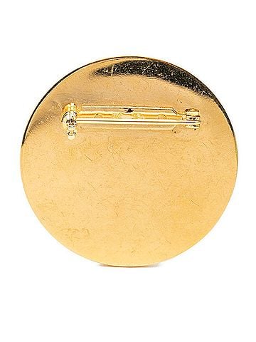 Chanel Chanel Coco Mark 31 RUE CAMBON PARIS Brooch Gold Black Plated Women's CHANEL (view 2)