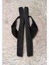Reef Solid Black Flip Flops Size 8 - photo 3