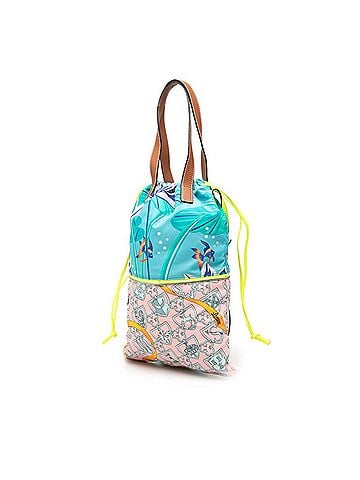 Loewe Loewe x Paula's Ibiza Smiley Handbag Shoulder Bag Multicolor Nylon Leather Women's LOEWE (view 2)