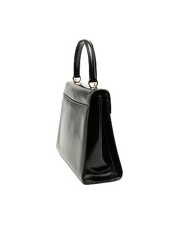Gucci Gucci handbag, black leather, women's. (view 2)
