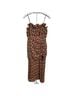 Elliatt Floral Black Red Casual Dress Size L - photo 1