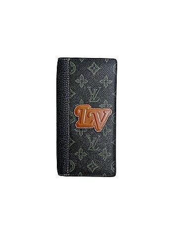 Louis Vuitton Louis Vuitton LOUIS VUITTON Long Wallet, Bi-fold Portefeuille Brazza NM, Monogram Canvas, M81807, Dark Green (view 2)