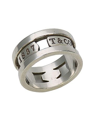 Tiffany & Co. Tiffany & Co. 1837 Element Open Sterling Silver Ring (SV925) for Women. (view 1)