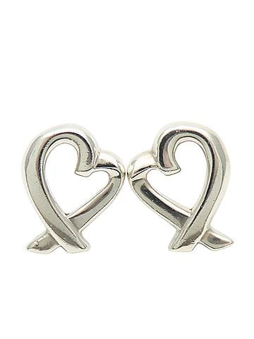 Tiffany & Co. Tiffany & Co. Loving Heart Earrings, Paloma Picasso Design, SV925 Silver, Women's. (view 2)