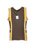 Calvin Klein Print Yellow Black Sleeveless Blouse Size M - photo 3