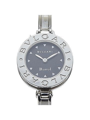 Bvlgari Bulgari Bzero1 BZ22S Quartz Watch, Black Dial, Stainless Steel, Women's BVLGARI (view 1)