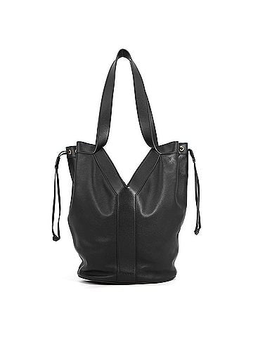 Yves Saint Laurent Yves Saint Laurent Saint Laurent Paris Tote Bag Y Hobo Calf Leather 833160 SAINT LAURENT PARIS Black Handbag (view 1)