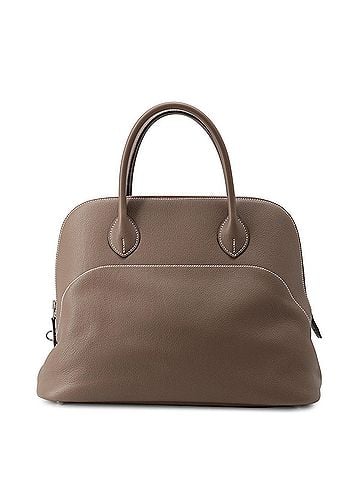 Hermès Hermes Bolide 35 Handbag, Etoupe, Taurillon Novillo, T Stamp, HERMES 2-way Shoulder Bag, Bolide, Women's (view 1)