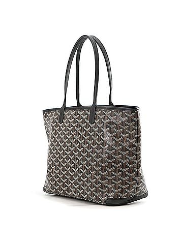 Goyard Goyard Artois PM Tote Bag, Leather, ARTOISPMLTY01CL01P, GOYARD, Black, Herringbone Pattern, Handbag (view 2)