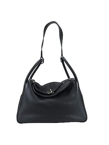 Hermès Hermes Lindy 34 Handbag, Taurillon Clemence Leather, Black, N Stamp, Shoulder Bag, Women's HERMES (view 2)