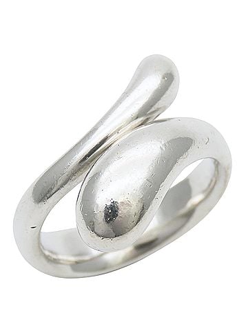 Tiffany & Co. Tiffany & Co. Elongated Teardrop Ring, SV925 Silver, Elsa Peretti Design, for Women and Men. (view 1)