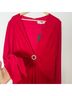 Mac Duggal 100% Polyester Red Casual Dress Size 14 - photo 3