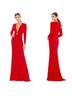 Mac Duggal 100% Polyester Red Casual Dress Size 14 - photo 1