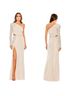 Mac Duggal 100% Polyester Solid Multi Color Cocktail Dress Size 4 - photo 1