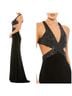 Mac Duggal 100% Polyester Floral Black Cocktail Dress Size 6 - photo 2