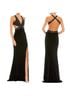 Mac Duggal 100% Polyester Floral Black Cocktail Dress Size 6 - photo 1