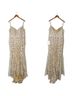 Mac Duggal 100% Polyester Floral Tan Cocktail Dress Size 14 - photo 2
