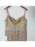 Mac Duggal 100% Polyester Floral Tan Cocktail Dress Size 14 - photo 7