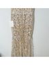 Mac Duggal 100% Polyester Floral Tan Cocktail Dress Size 14 - photo 8