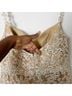 Mac Duggal 100% Polyester Floral Tan Cocktail Dress Size 14 - photo 6
