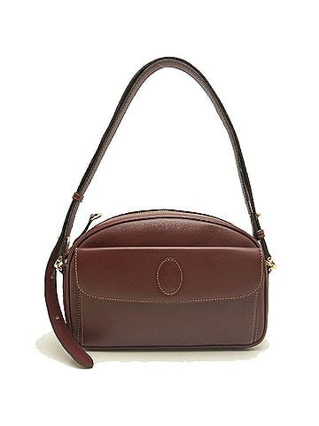 Cartier CARTIER Cartier Must Line Shoulder Bag, Calfskin, Bordeaux, Women's, 253904 (view 1)